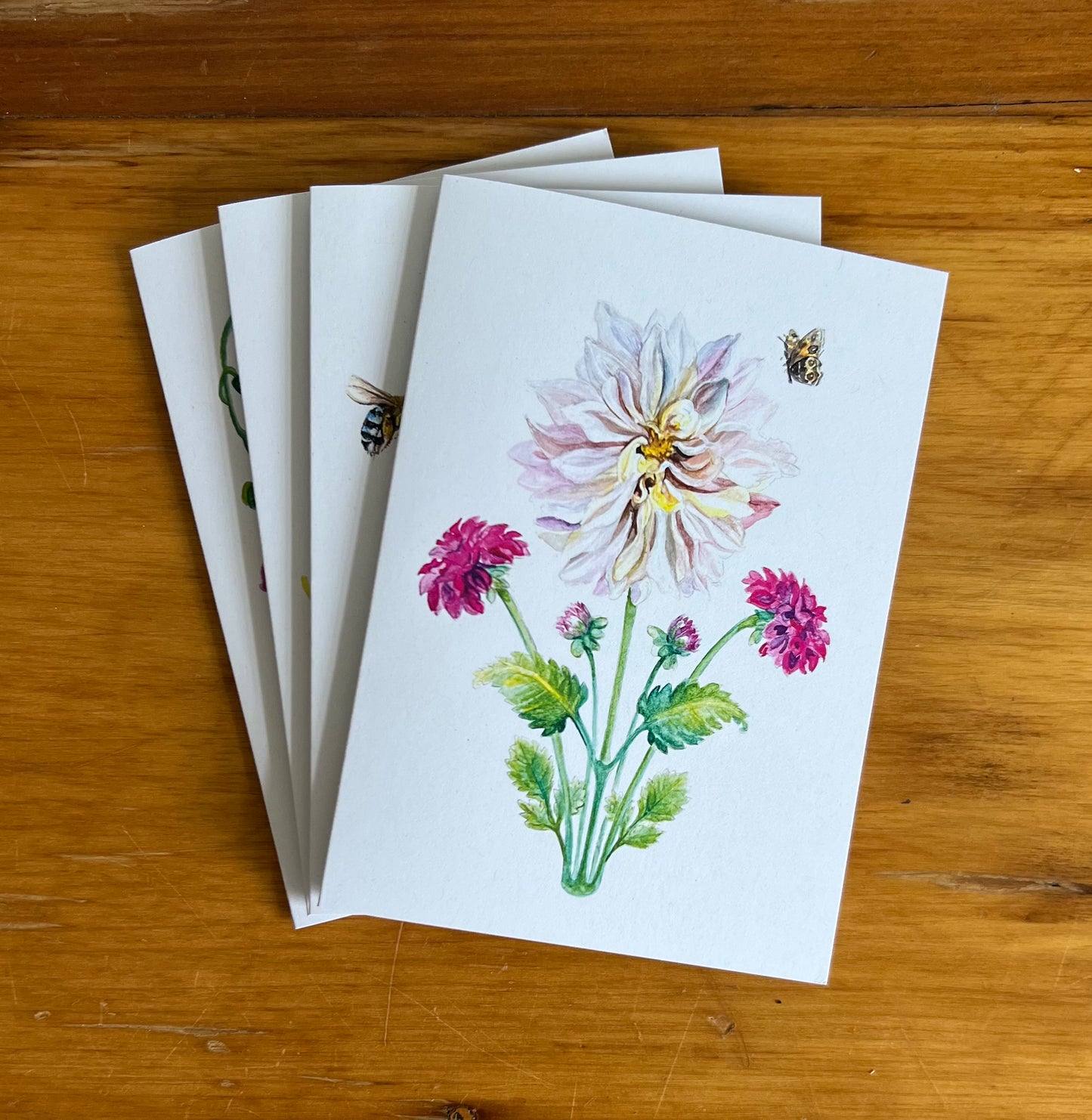 Floral Gift card set by Anthea Ben Naim