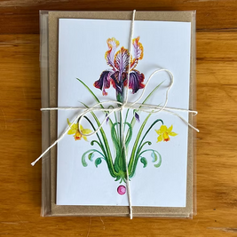 Floral Gift card set by Anthea Ben Naim