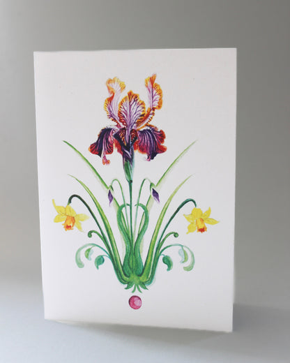 Gift card 'The Iris' by Anthea Ben Naim