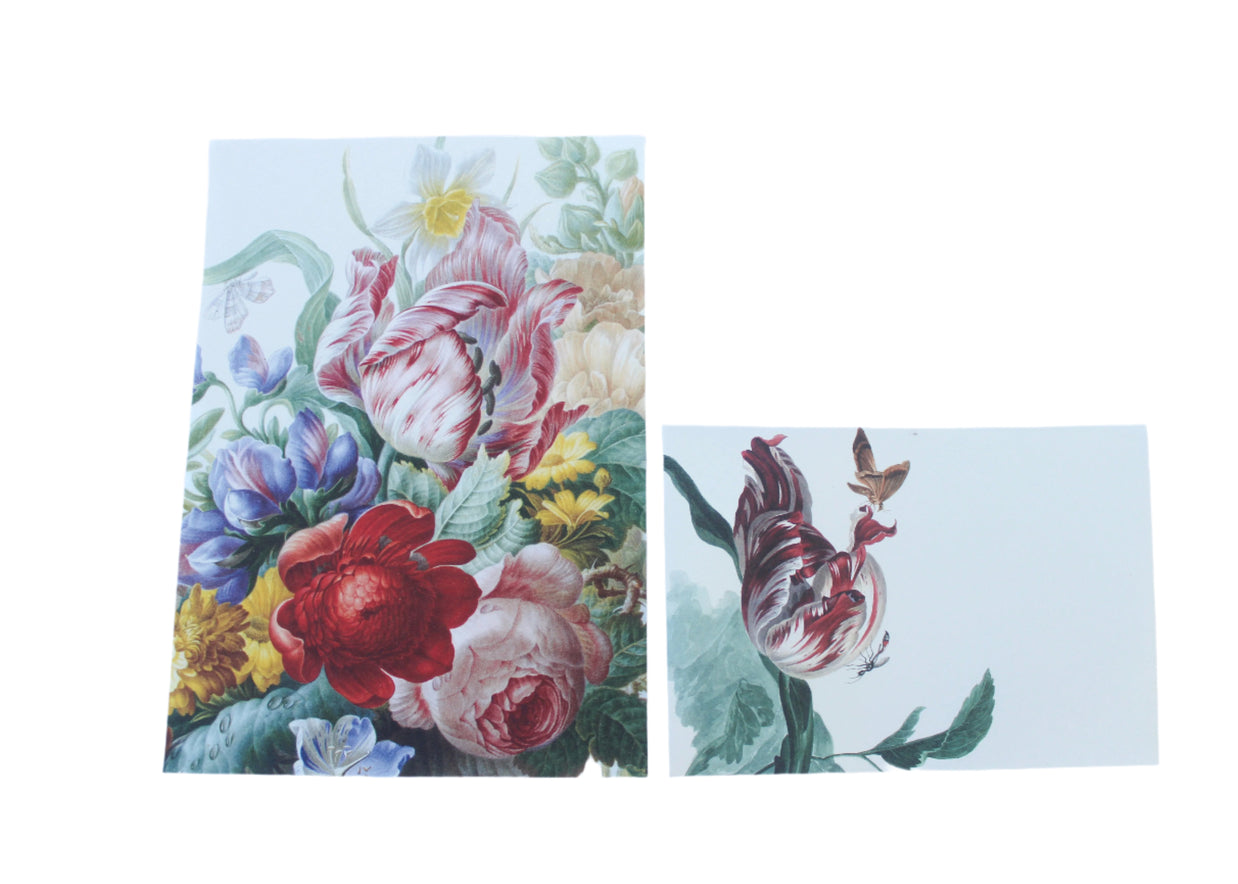 Dutch Masters-inspired letter sheet and envelope