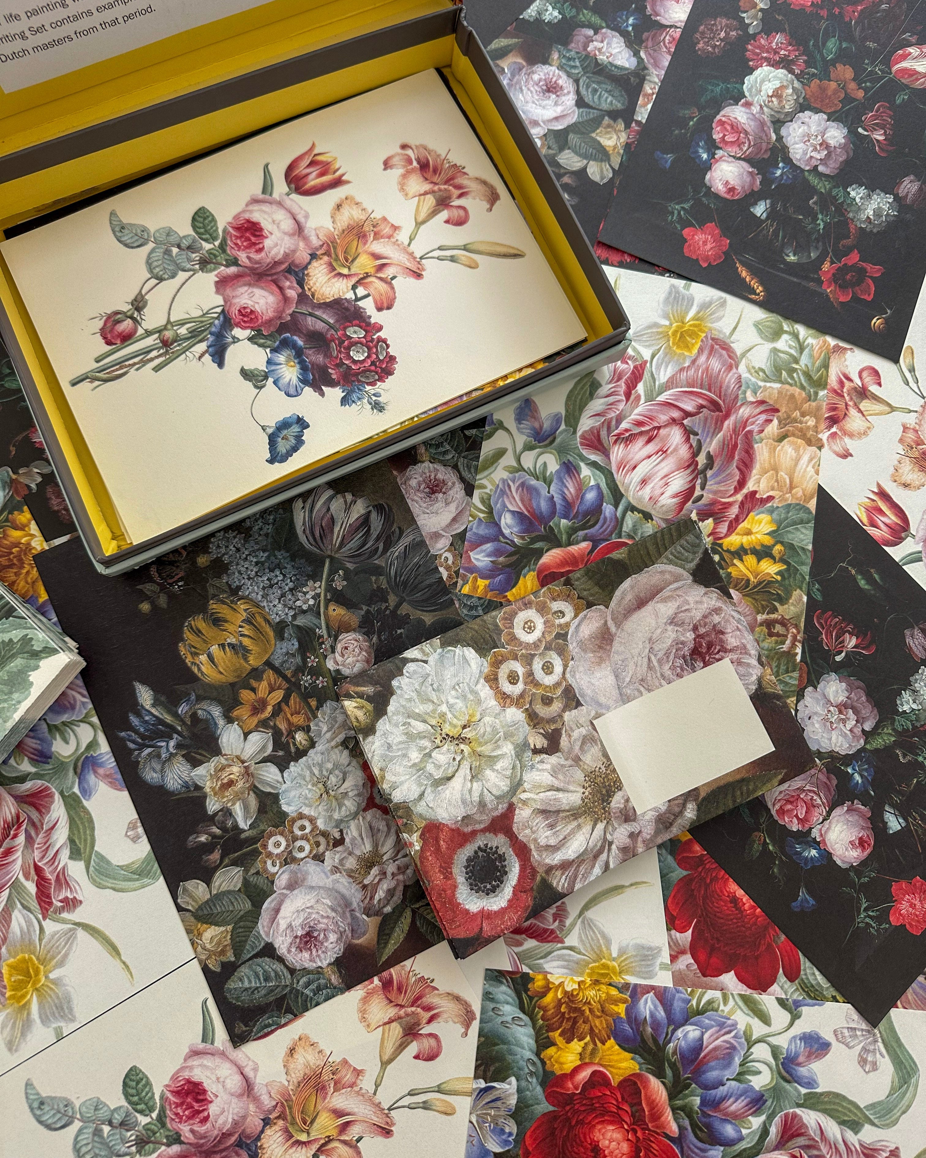 Dutch Masters-inspired letter sheet and envelope
