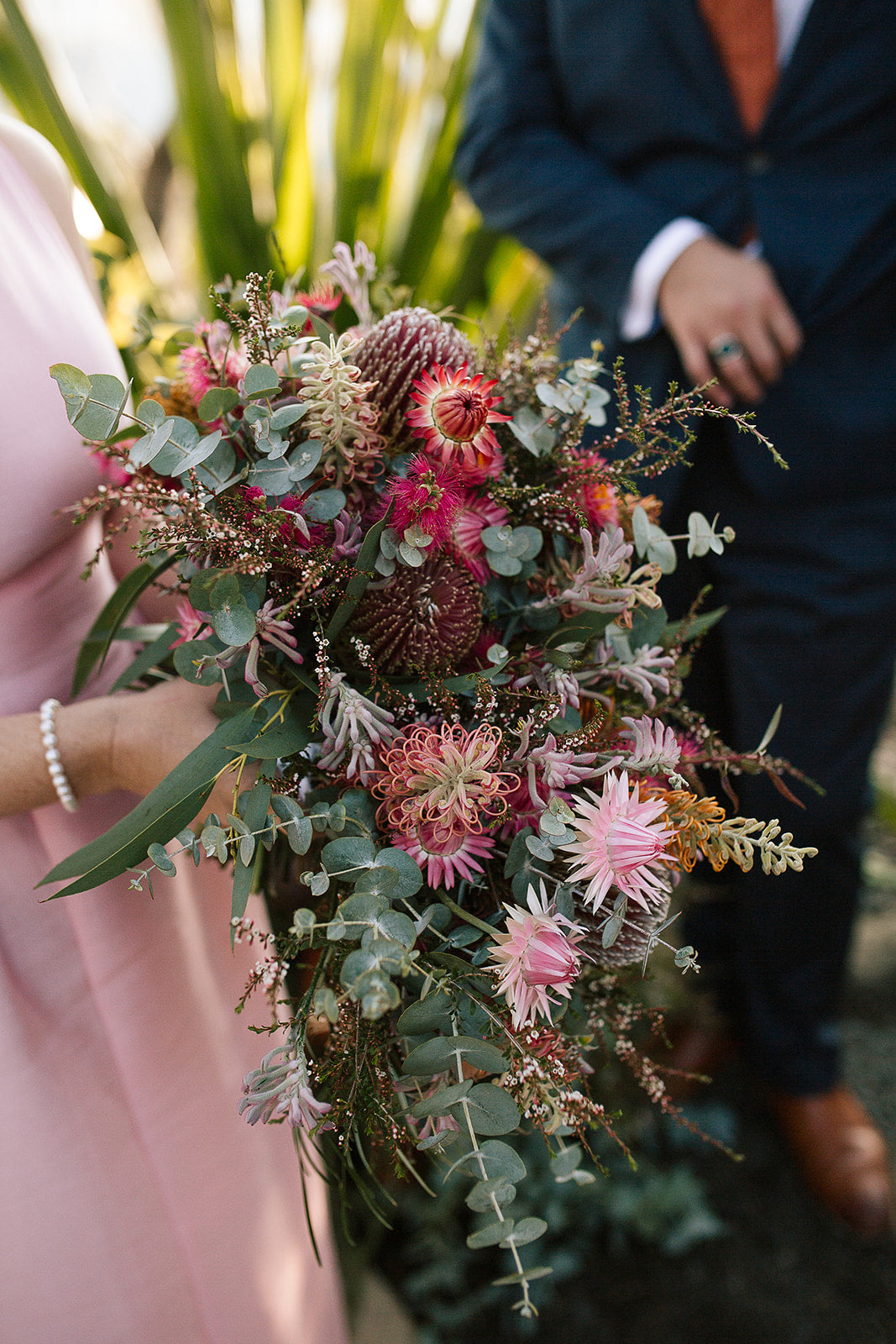 Wedding and bridesmaid boquets