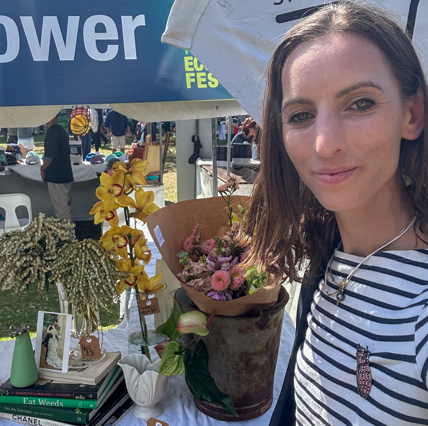 Not Just a Pretty Flower stall at Randwick Eco Living Festival 2025