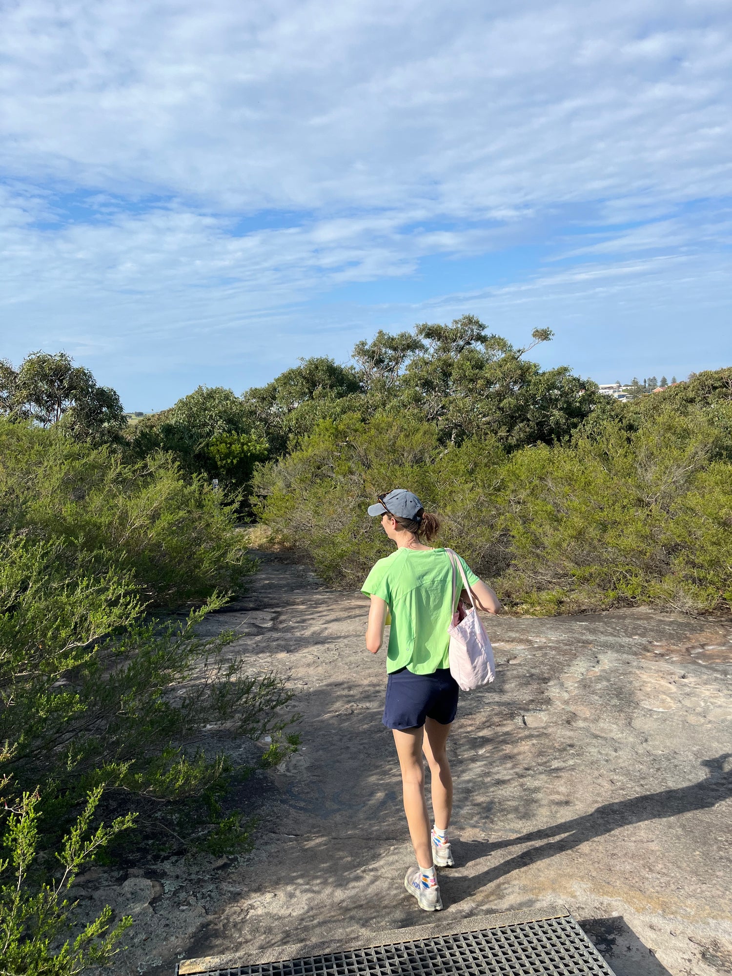 Walking through Malabar Headland on a sunny afternoon